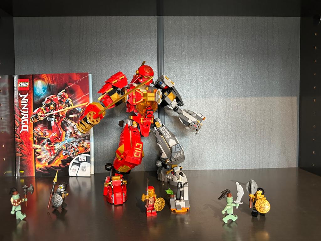 Lego Ninjago 71720 Vuursteen Robot, Kinderen en Baby's, Ophalen of Verzenden, Zo goed als nieuw