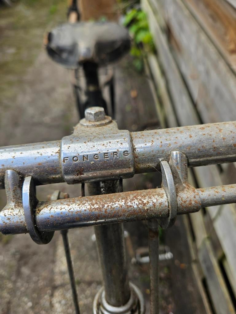 Oude Fongers omafiets - Museumstuk en fietst heerlijk, Ophalen, Terugtraprem, Fongers