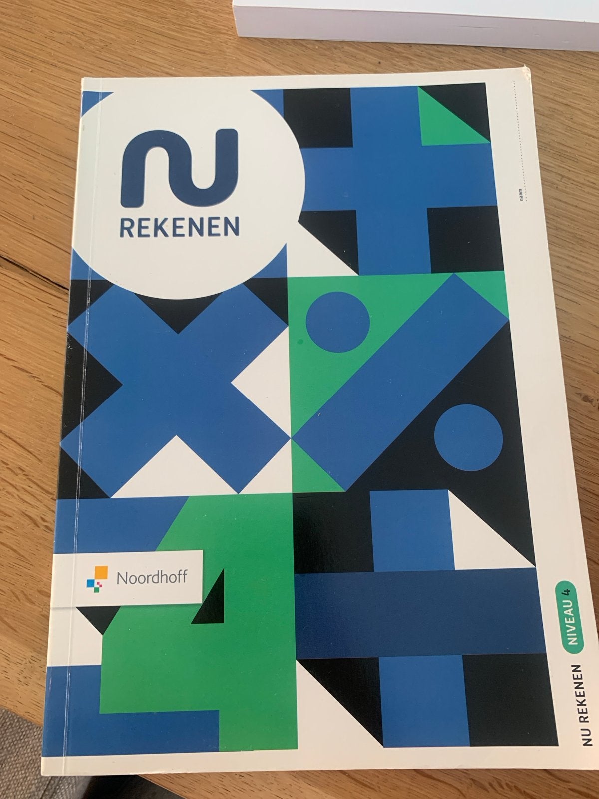 Nu Rekenen Niveau 4 - Noordhoff, Boeken, Ophalen, Zo goed als nieuw, Overige niveaus, Wiskunde A