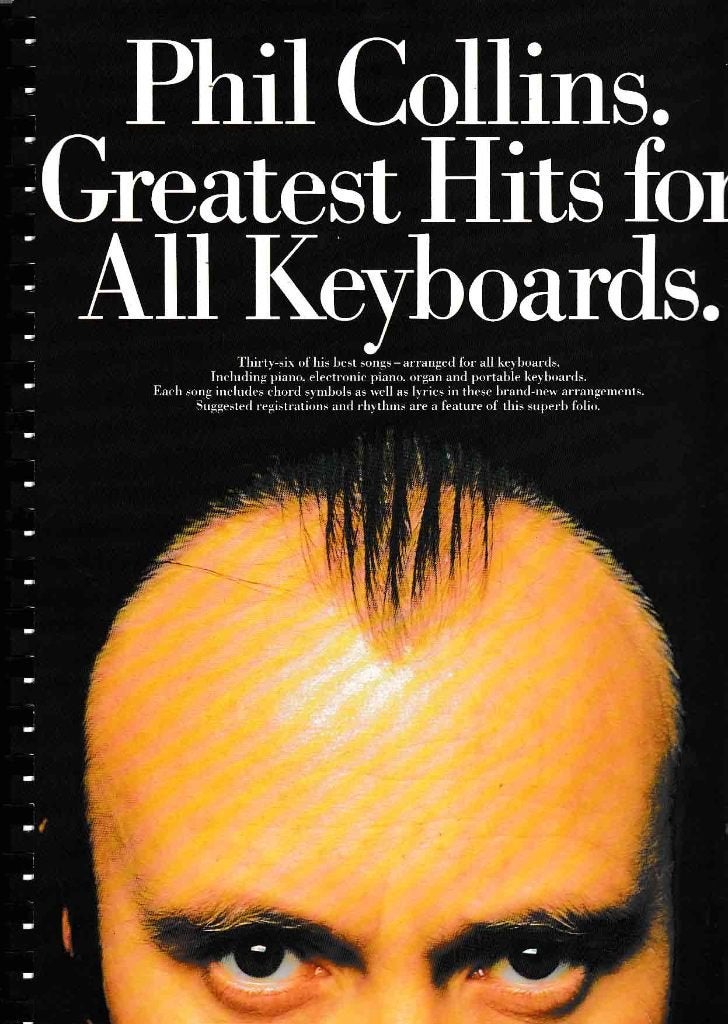 Phil Collins Greatest Hits All Keyboards ( 495 ), Ophalen of Verzenden, Zo goed als nieuw, Artiest of Componist, Keyboard