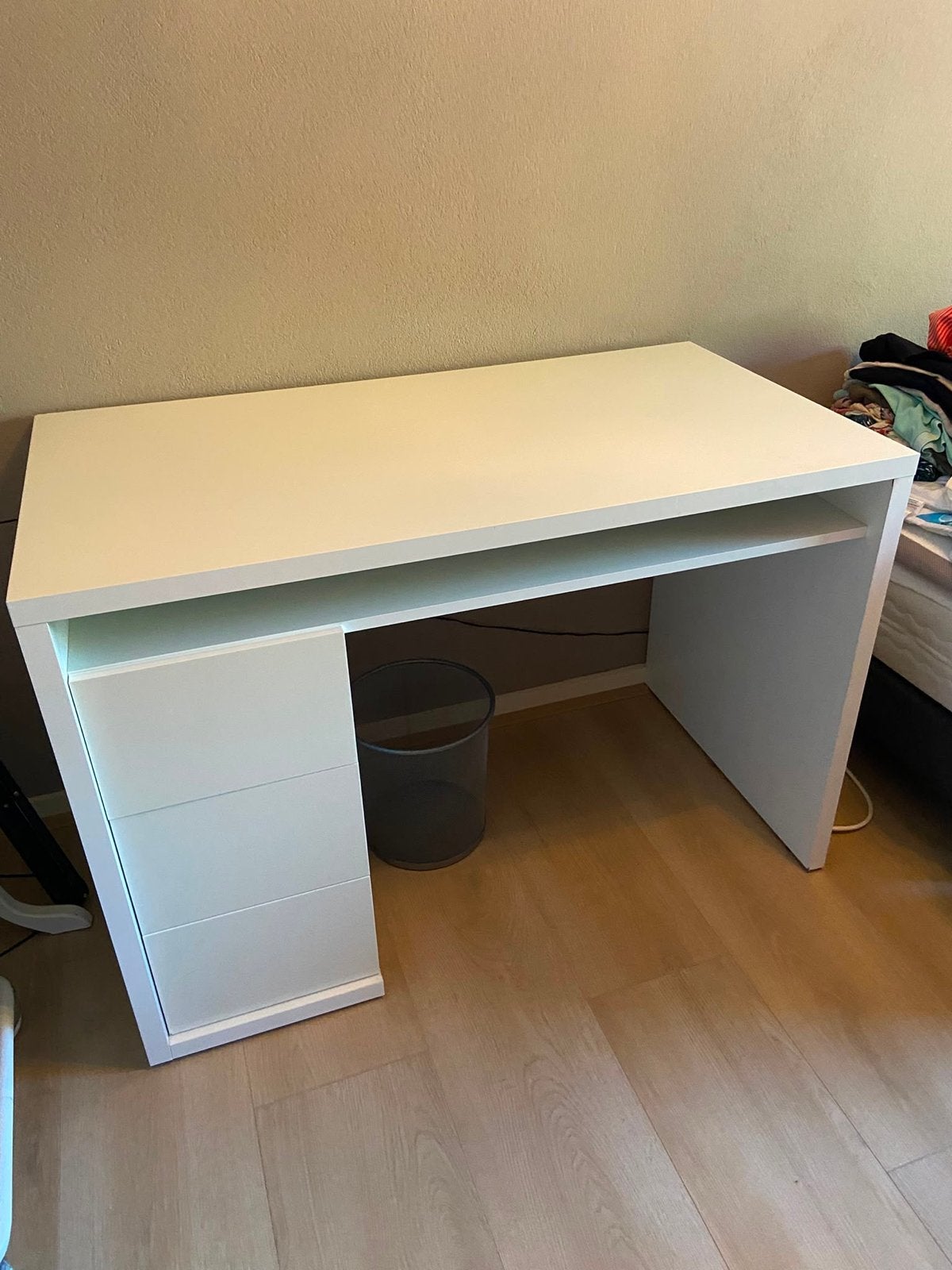 Wit bureau met lades - Super kwaliteit, Huis en Inrichting, Ophalen of Verzenden, Met lades, Gebruikt, Wit