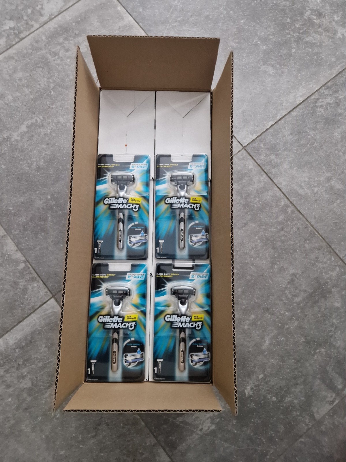 Gillette Mach 3 Scheermes Houder + 40 Mesjes, Ophalen of Verzenden, Nieuw, Overige typen