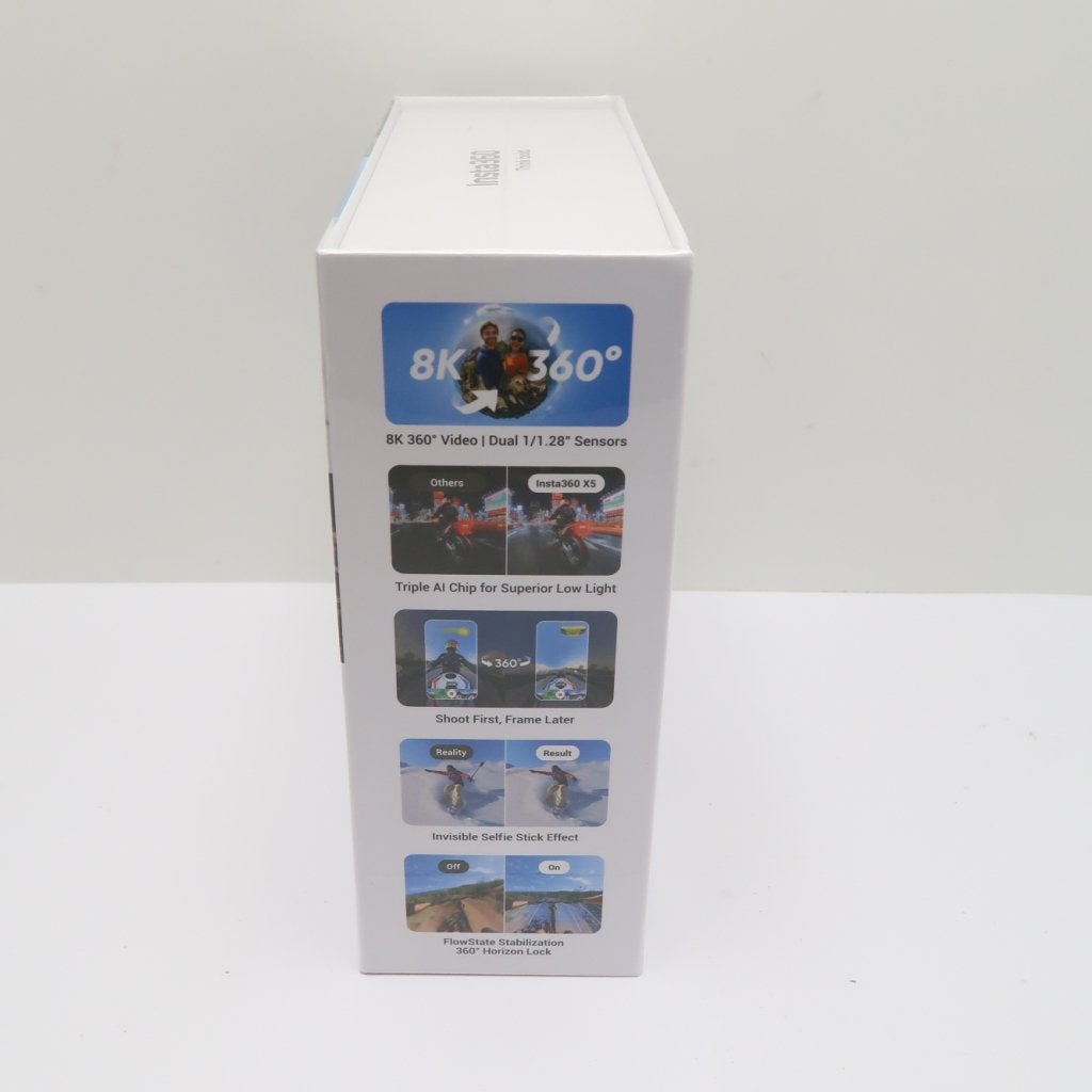 Insta360 X5 8K 360 Action Cam | Nieuw in Seal, Audio, Tv en Foto, Actiecamera's, Insta360, Nieuw, https://www.insta360.com/contact