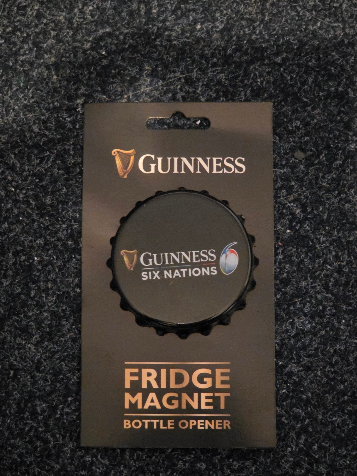 Nieuwe Guinness Six Nations Flesopener & Koelkastmagneet, Verzamelen, Ophalen of Verzenden, Nieuw, Flesopener, Overige merken