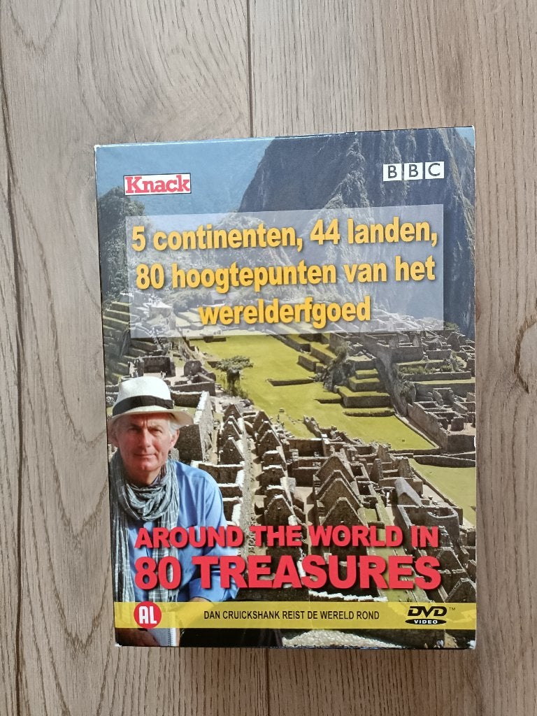 De 10 DVD-Box "Around the world in 80 Treasures"., Engels, Alle leeftijden, Ophalen of Verzenden, Zo goed als nieuw