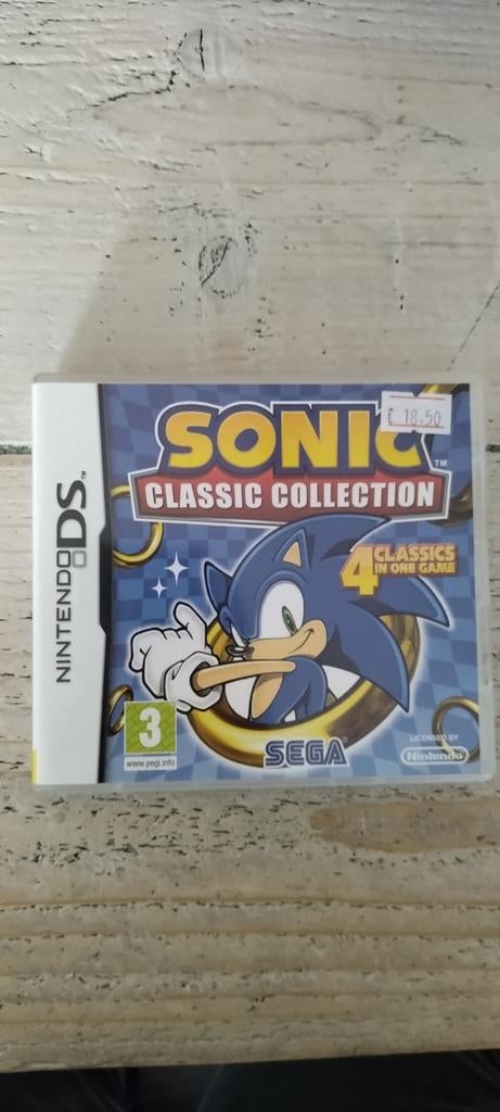 Sonic Classic Collection, Spelcomputers en Games, Games | Nintendo DS, 1 speler, Ophalen of Verzenden, Zo goed als nieuw, Vanaf 3 jaar