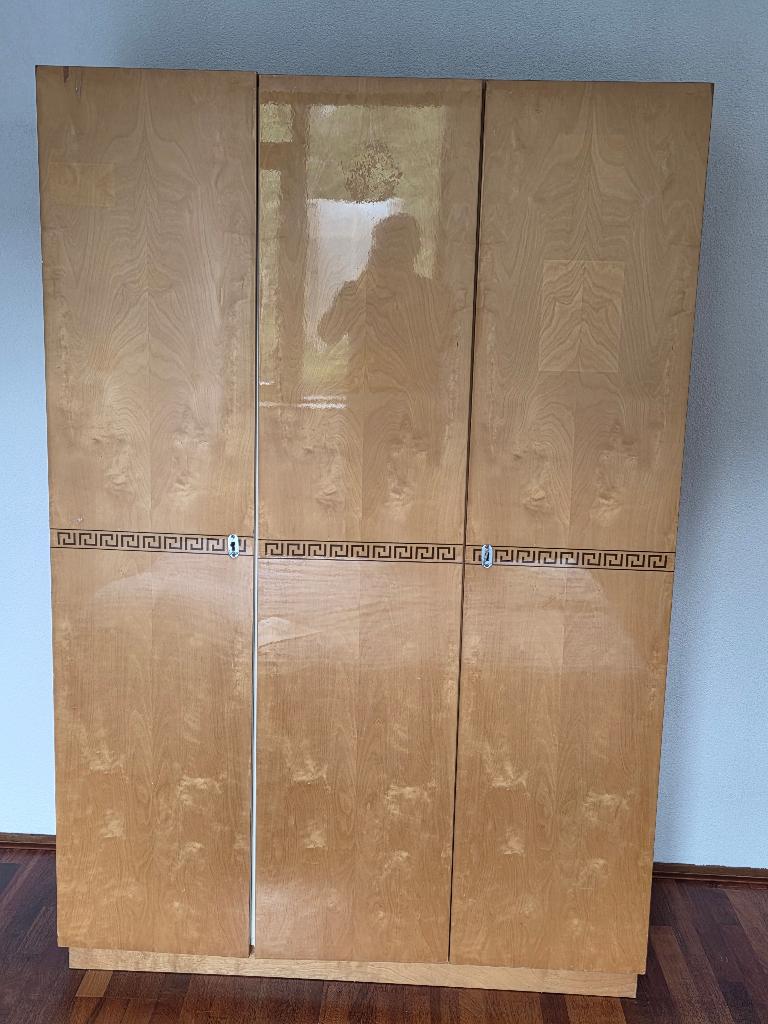 Vintage kledingkast, Huis en Inrichting, Ophalen, Met deur(en), Gebruikt, 200 cm of meer