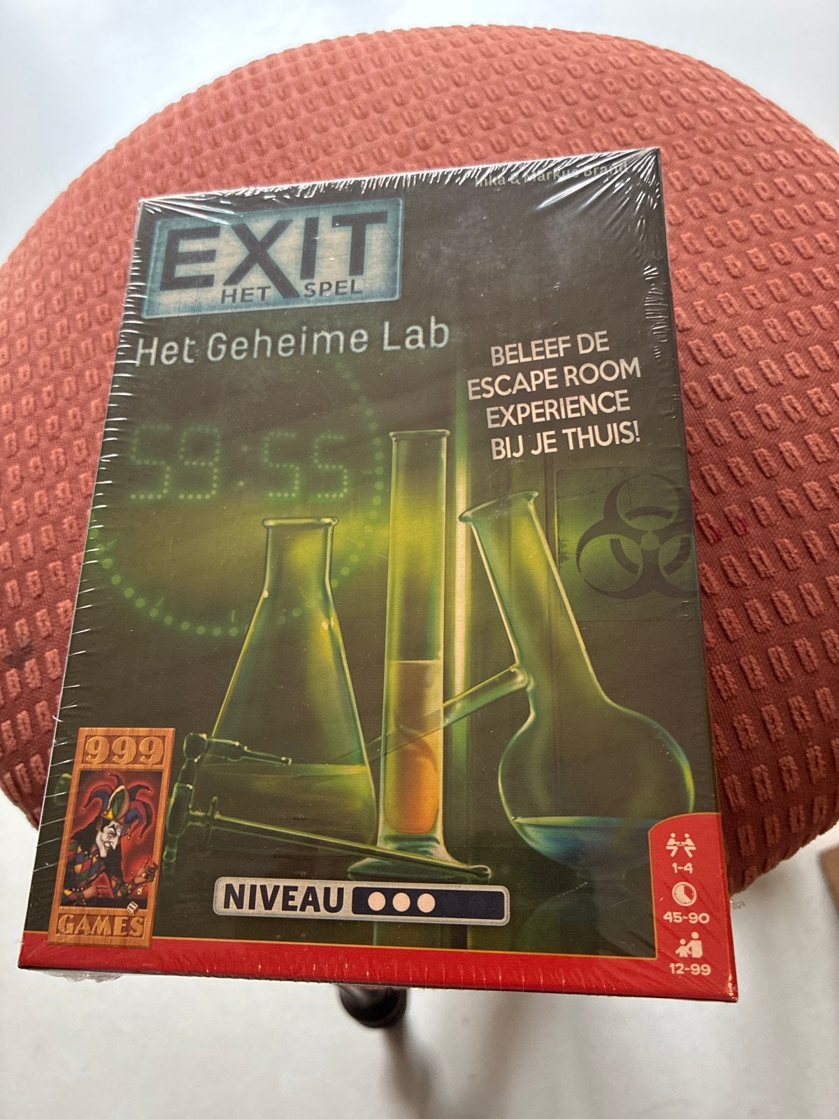 EXIT Het Geheime Lab - Escape Room Ervaring, Een of twee spelers, Ophalen of Verzenden, Nieuw