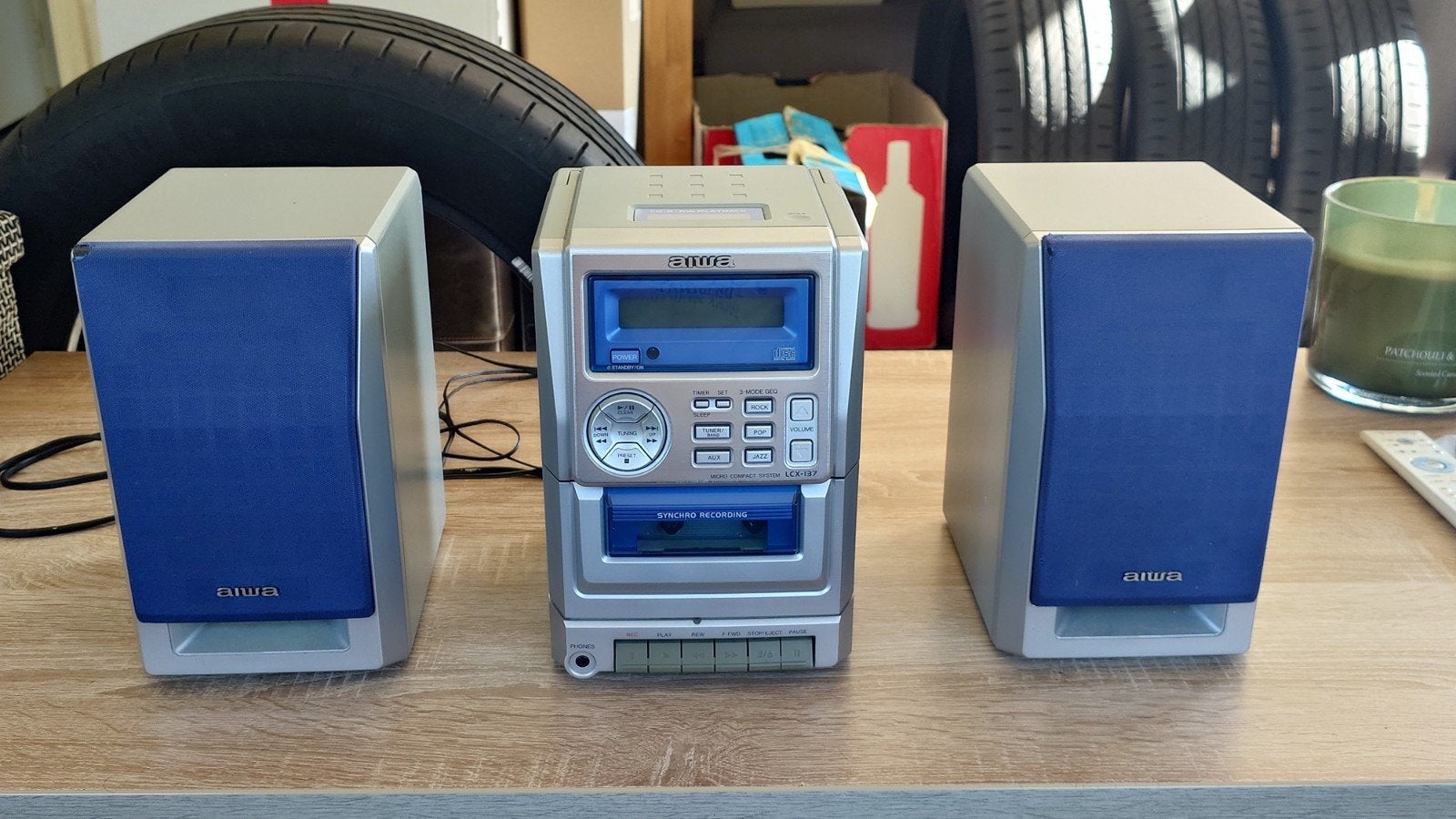 Aiwa LCX-137EZ Micro Compact Stereo Systeem, Audio, Tv en Foto, Gebruikt, Tuner of Radio, Ophalen of Verzenden, Microset