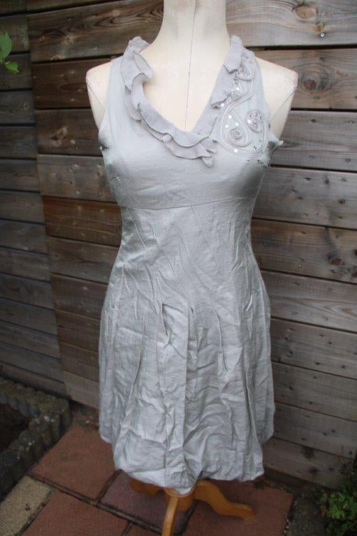 Ballonjurk grijs Salt & pepper mt 38 Vaste prijs, Kleding | Dames, Jurken, Maat 38/40 (M), Verzenden, Salt & Pepper, Zo goed als nieuw