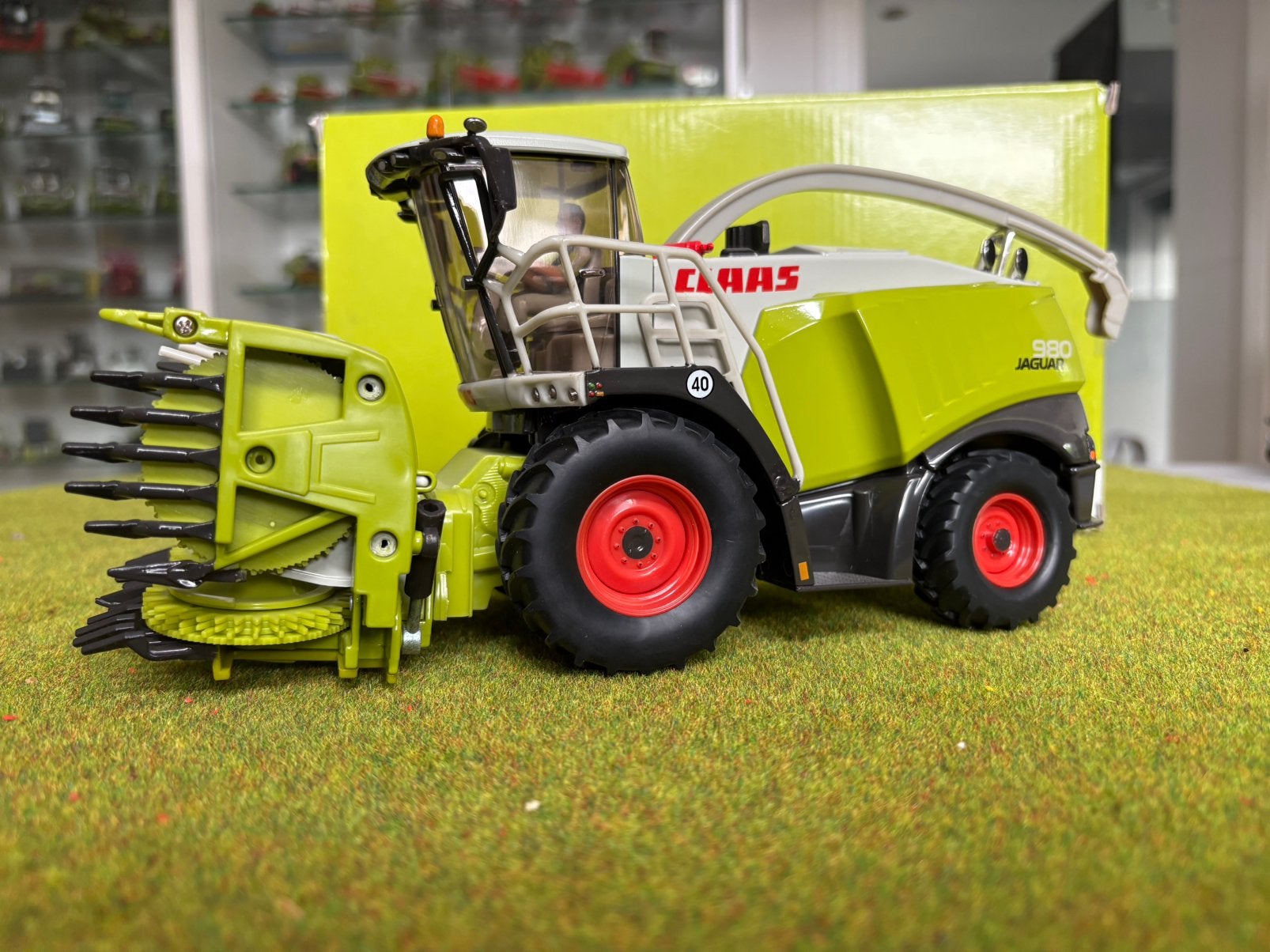 Claas jaguar 980 siku, Ophalen of Verzenden, Zo goed als nieuw, Tractor of Landbouw, SIKU