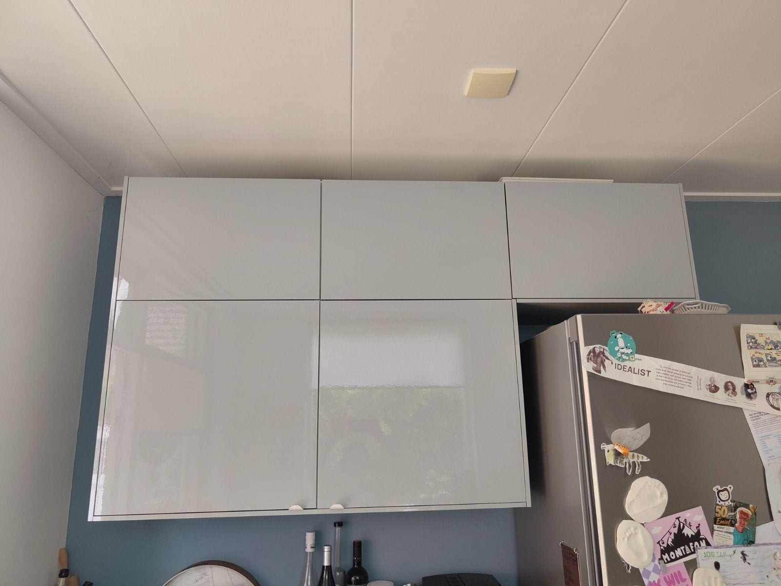 Ikea Keukenkasten Hoogglans IJsblauw - Zo goed als nieuw, Ophalen, Zo goed als nieuw