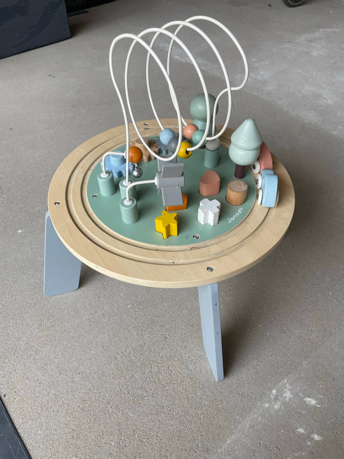 Janod speeltafel, Kinderen en Baby's, Speelgoed | Houten speelgoed, Ophalen, Gebruikt