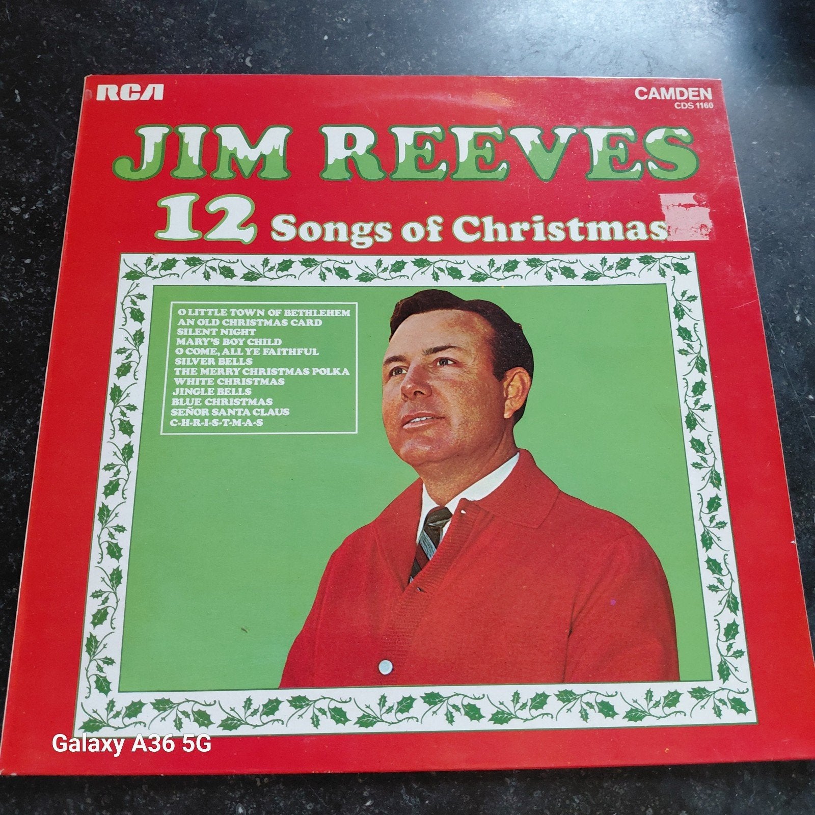 Jim Reeves - 12 Songs of Christmas (Vinyl LP), Ophalen of Verzenden, Zo goed als nieuw, Kerst, Album