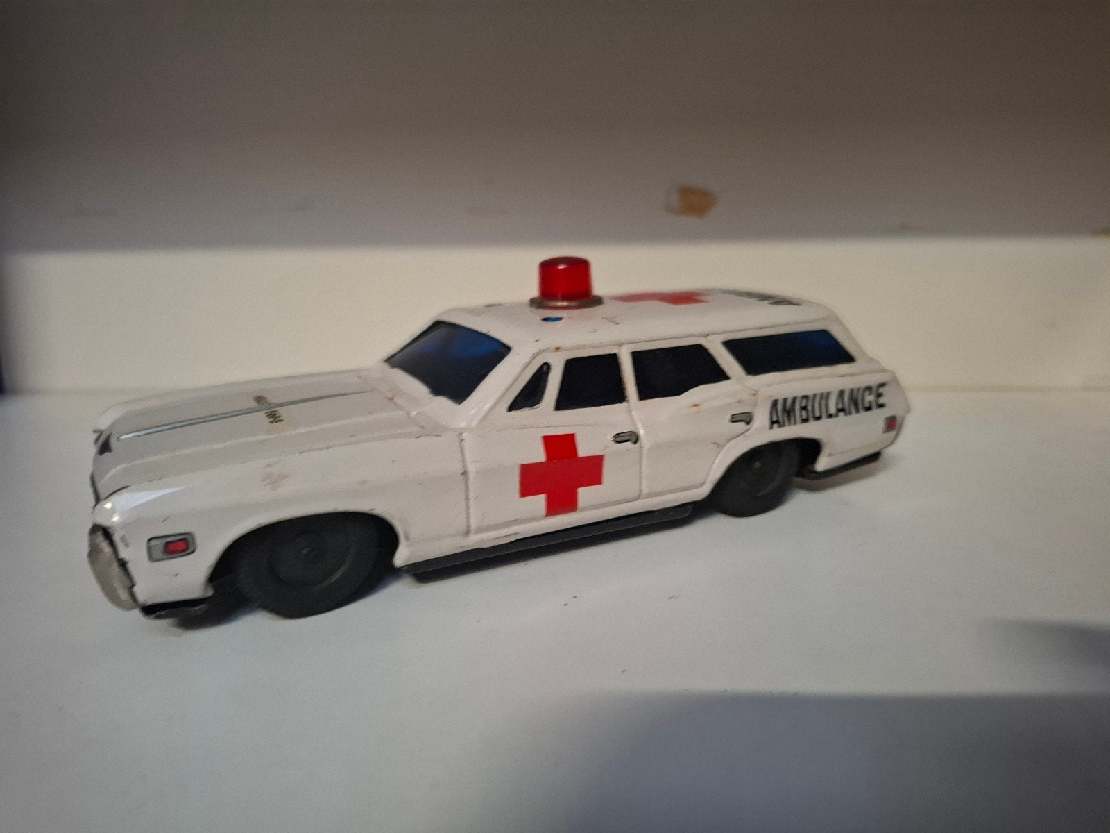 Vintage Bandai Ambulance Speelgoedauto, Ophalen of Verzenden, Gebruikt