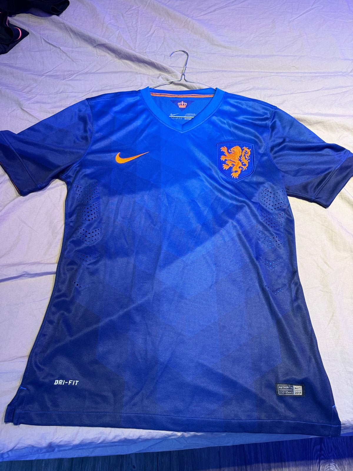 Nederlands Elftal Thuisshirt 2014 - Maat M, Ophalen of Verzenden, Zo goed als nieuw, Voetbal, Maat 48/50 (M)