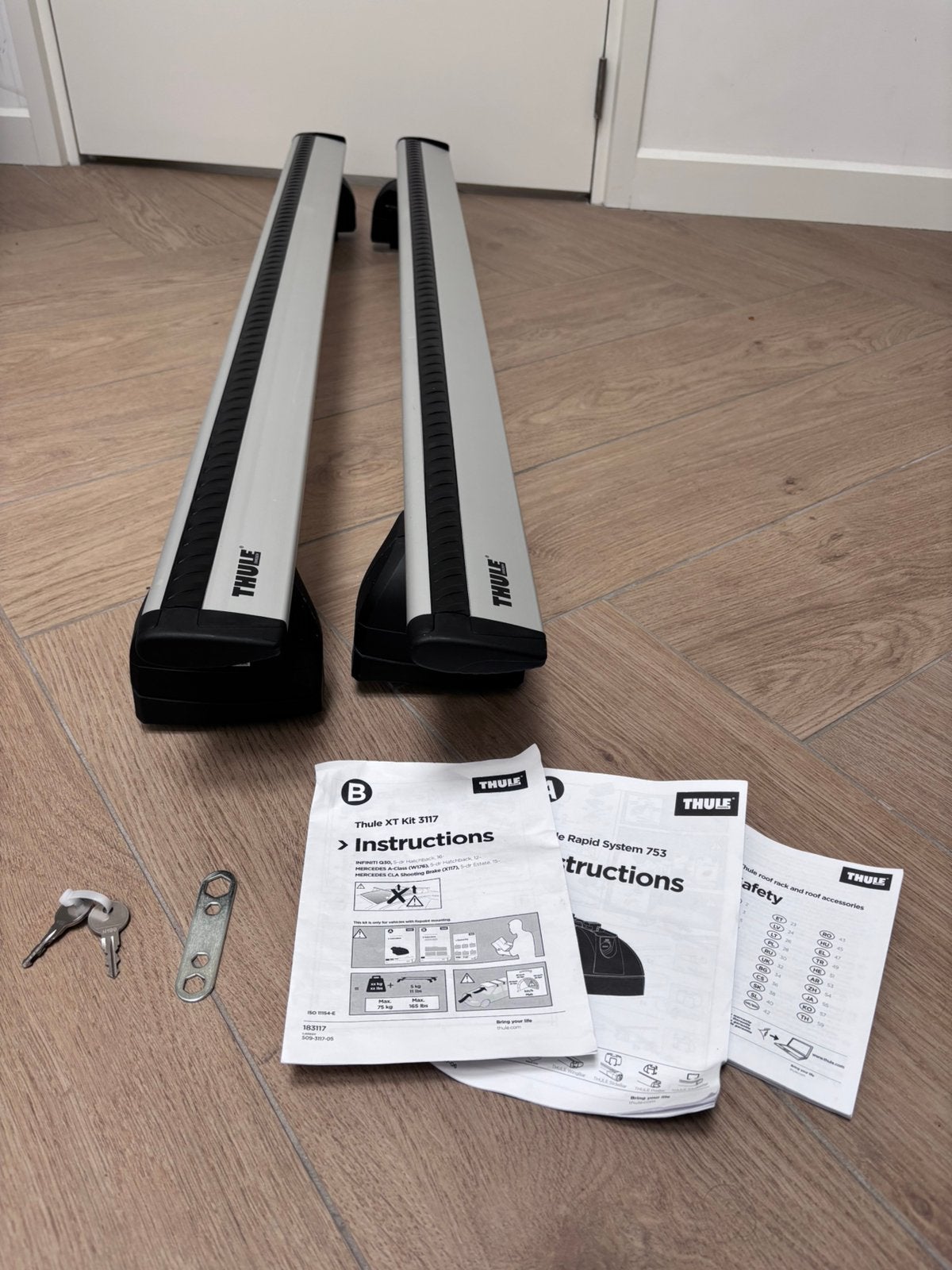 ZGAN Thule WingBar Dakdragers MB CLA Shooting Break A-klasse, Ophalen of Verzenden, Zo goed als nieuw