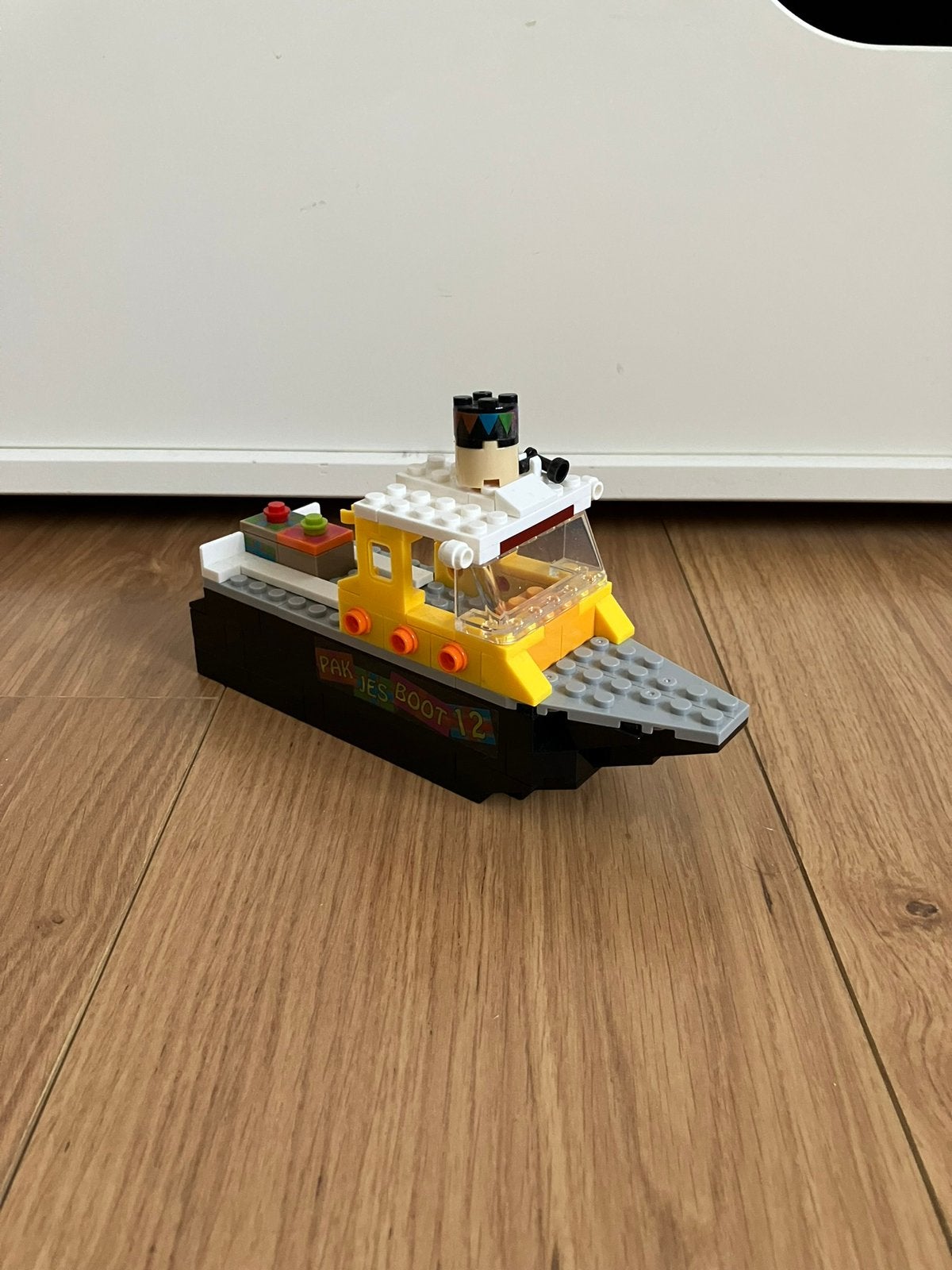 Lego stoomboot van Sinterklaas, Ophalen, Zo goed als nieuw