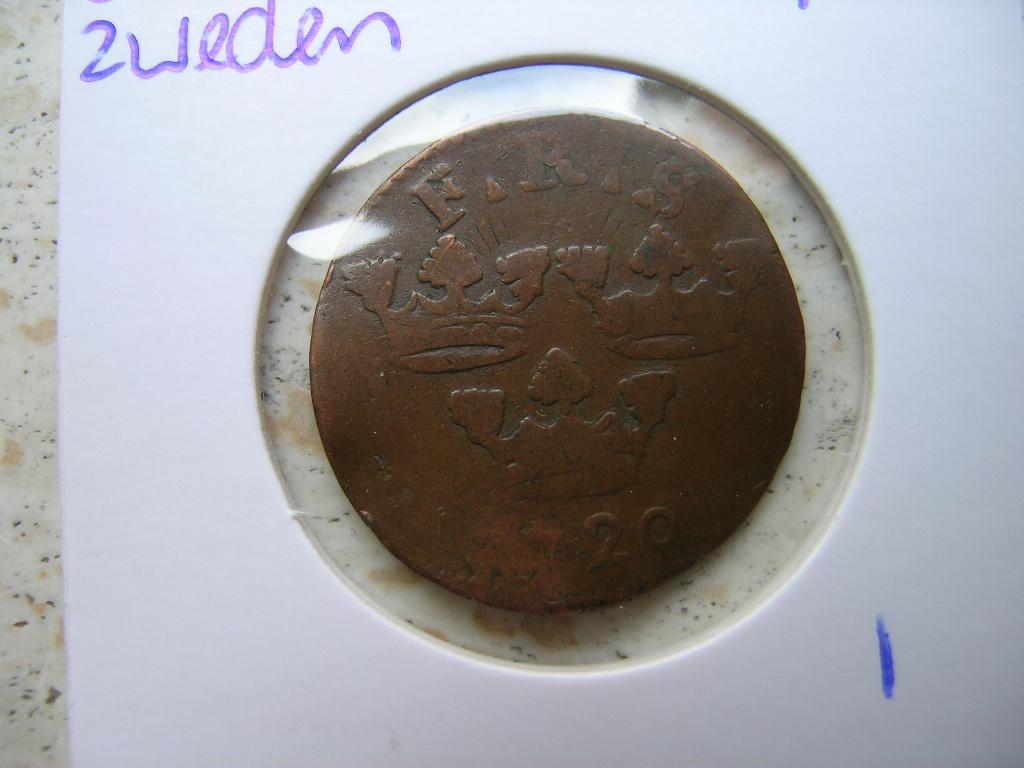 Ore 1720 Zweden, Ophalen of Verzenden, Overige landen, Losse munt