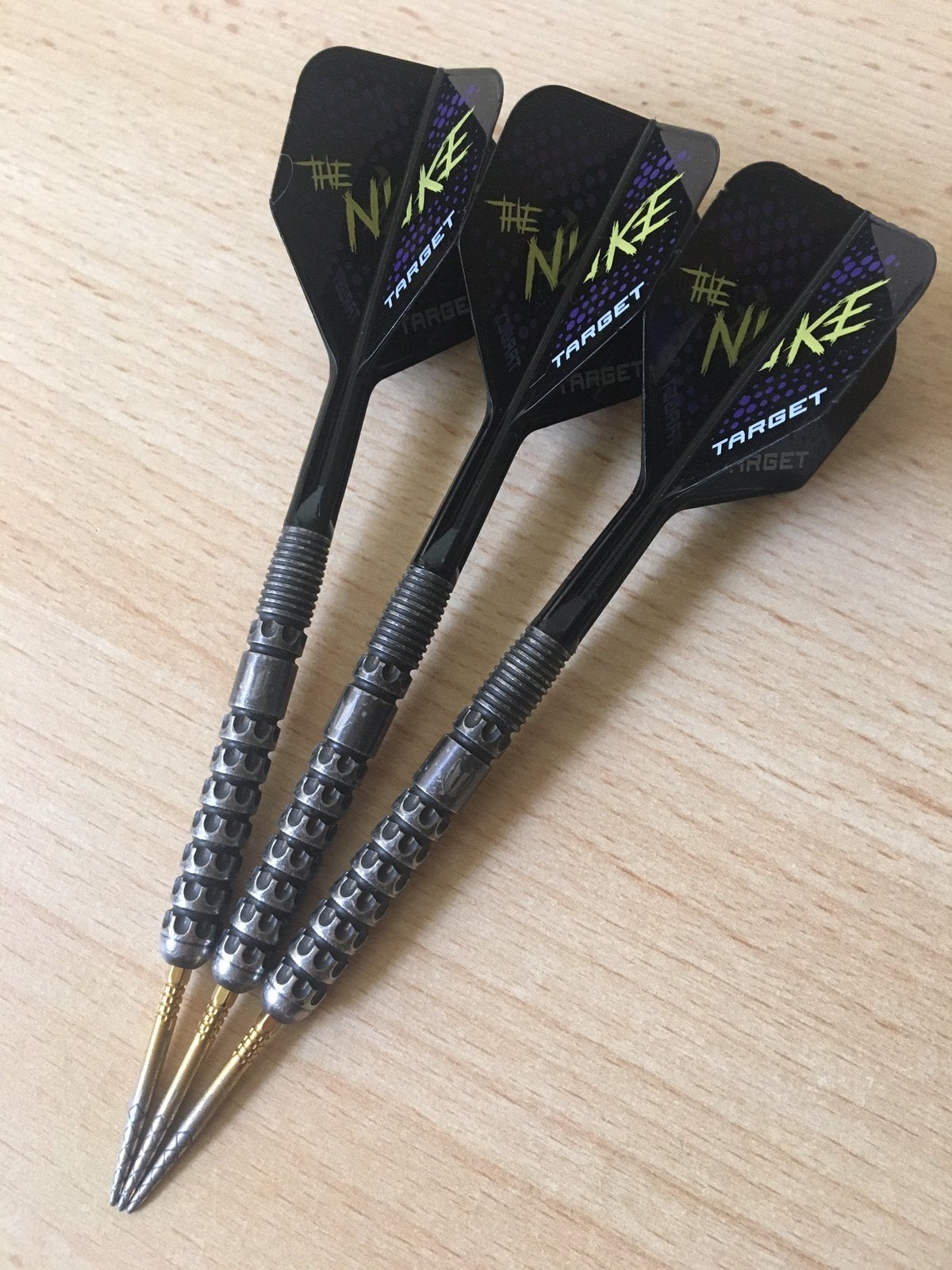 Target Luke Littler Gen 1 pixel grip darts 22 gram, Ophalen of Verzenden, Gebruikt, Pijlen