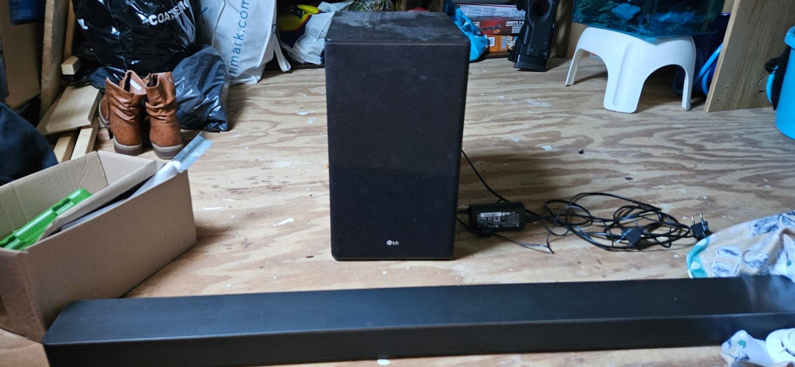 LG SK8 Wi-Fi Soundbar met draadloze subwoofer, Ophalen of Verzenden, Bluetooth, Gebruikt