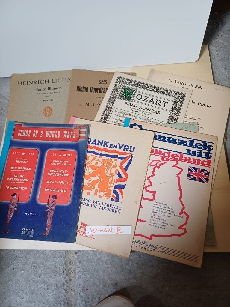 Bladmuziek voor piano bundel B, Gebruikt, Klassiek, Overige soorten, Ophalen of Verzenden