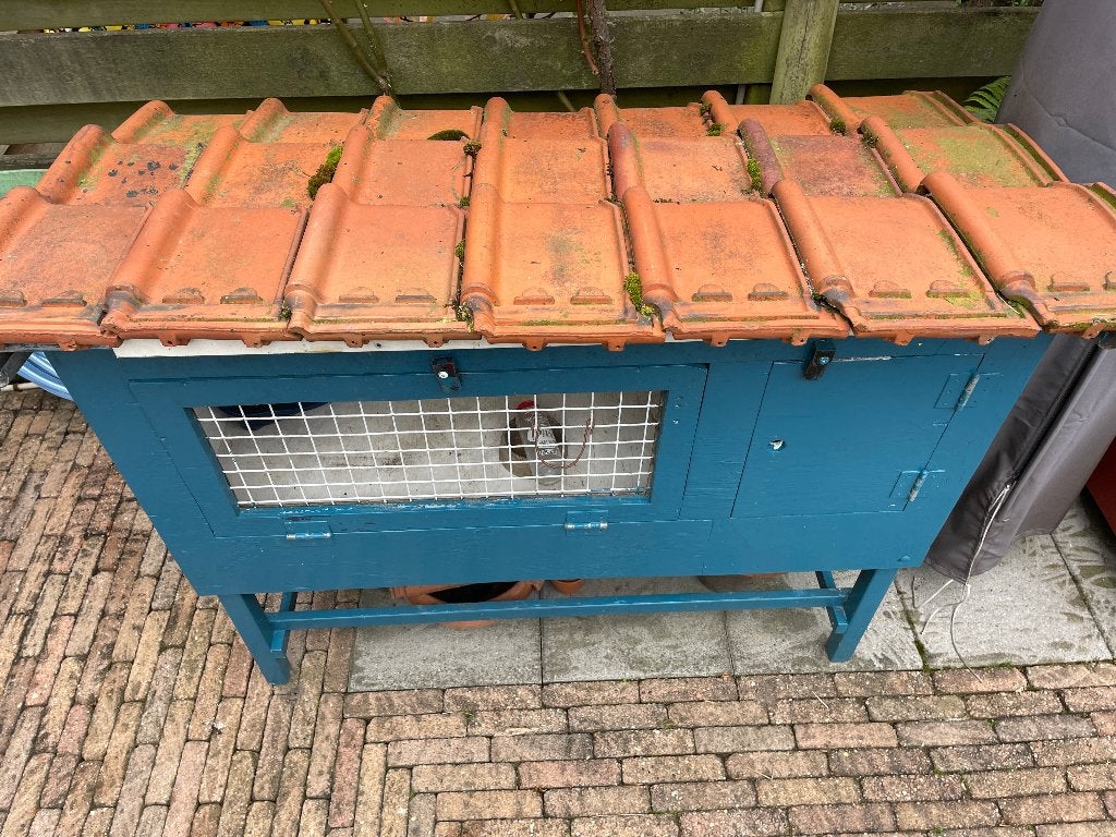 Klassiek konijnenhok, Dieren en Toebehoren, Ophalen, Gebruikt