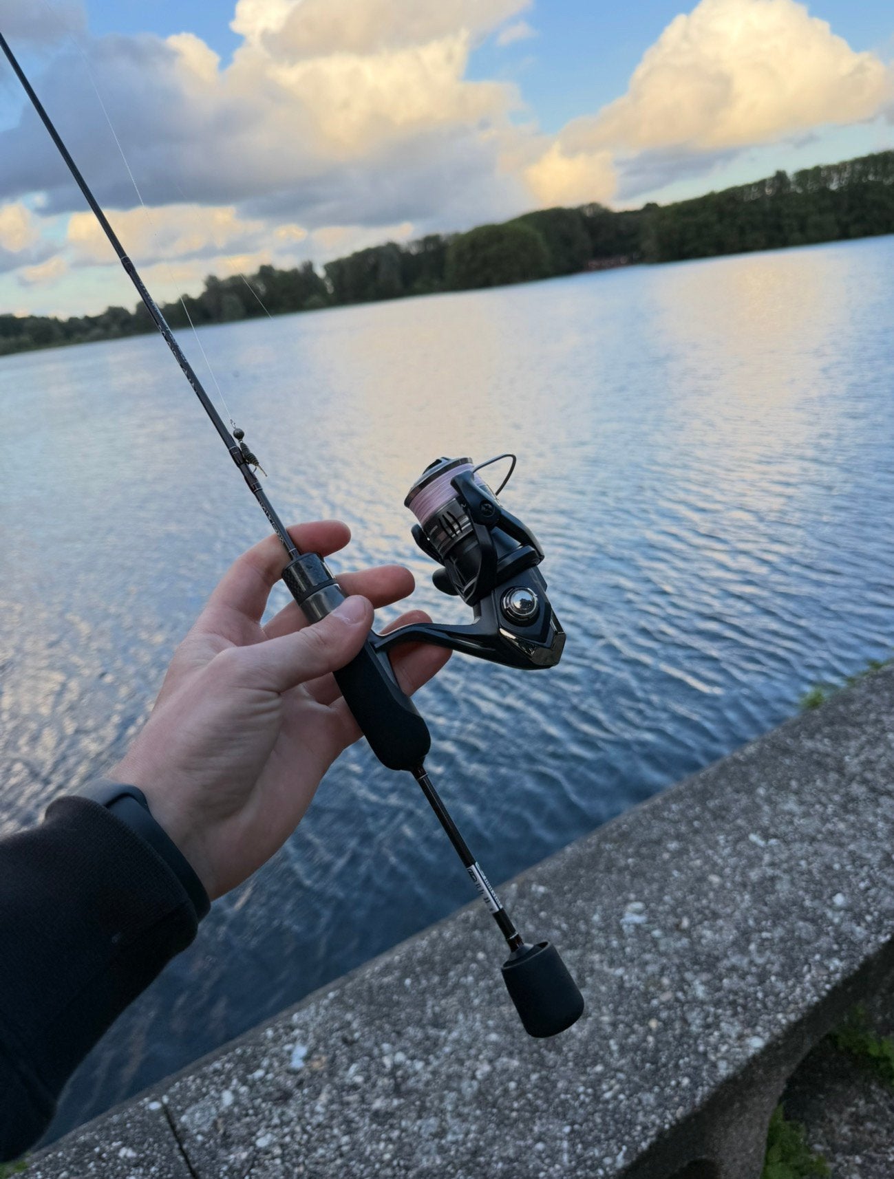 Crazy Fish Nano zero SE + Shimano Miravel 2000, Ophalen of Verzenden, Zo goed als nieuw, Complete set