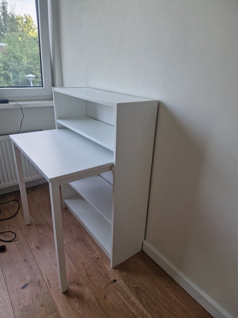 Boekkast en bureau Billy (Ikea), Huis en Inrichting, Ophalen, Met plank(en), 100 tot 150 cm, 50 tot 100 cm