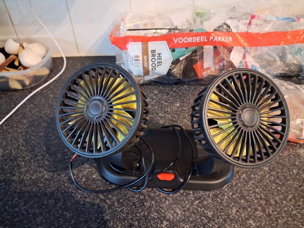 12 volt auto ventilator, Ophalen, Gebruikt