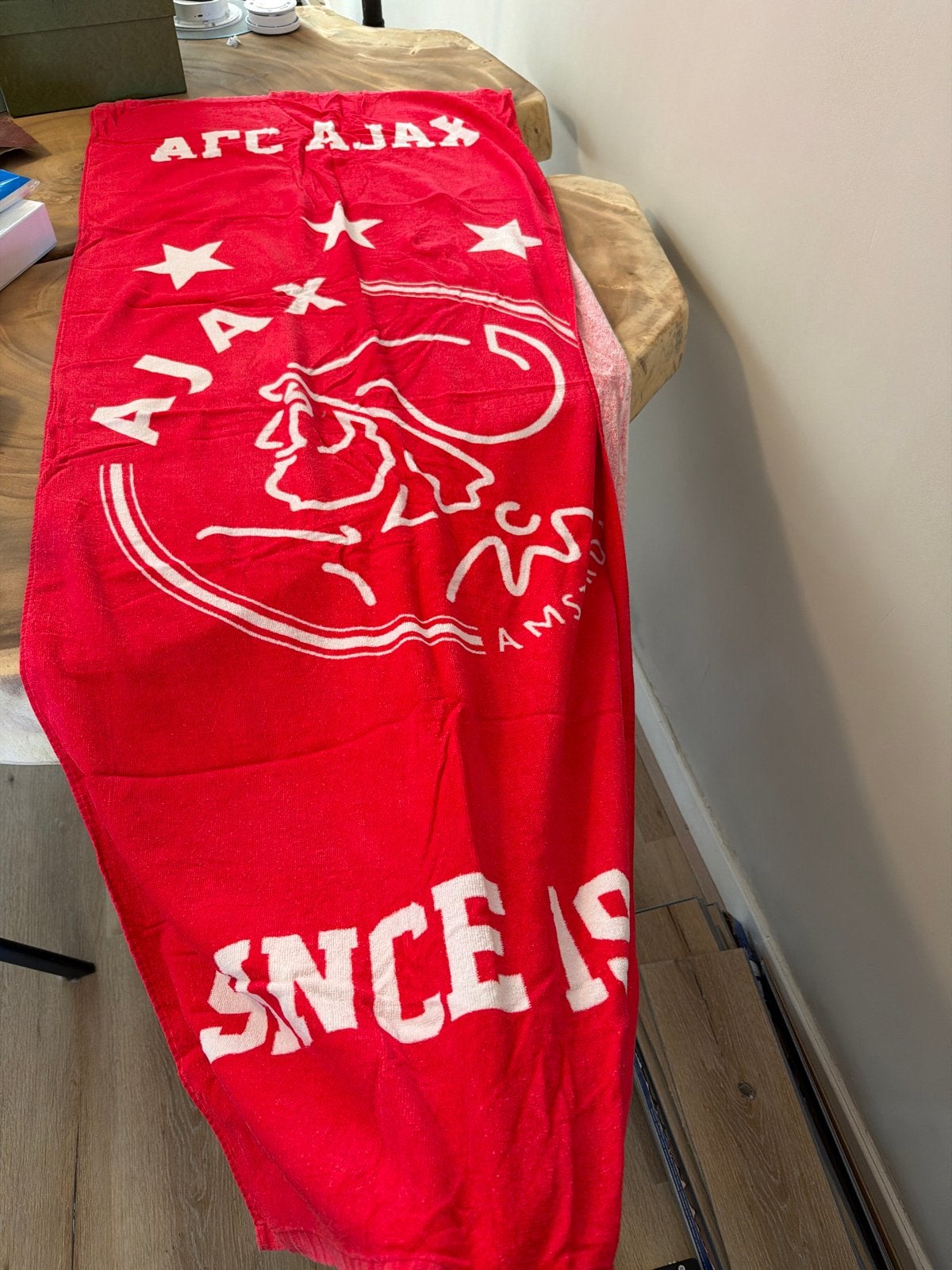 Ajax strandlaken/badhanddoek - Zo goed als nieuw, Verzamelen, Ophalen of Verzenden, Zo goed als nieuw, Ajax, Overige typen