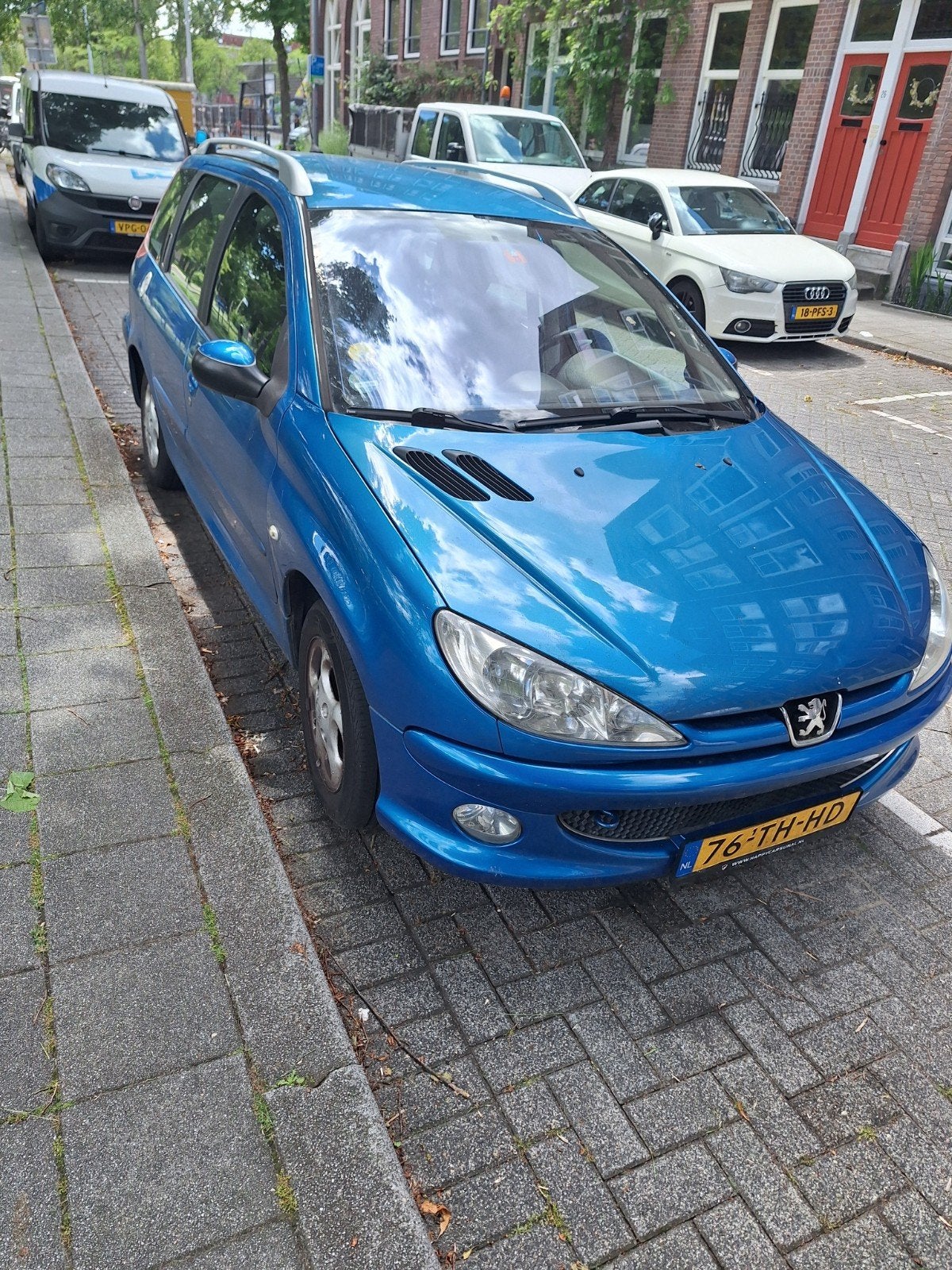 Peugeot 206 1.6 16V SW 2006 Blauw, Auto's, Peugeot, Voorwielaandrijving, 15 km/l, 40 €/maand, 4 cilinders