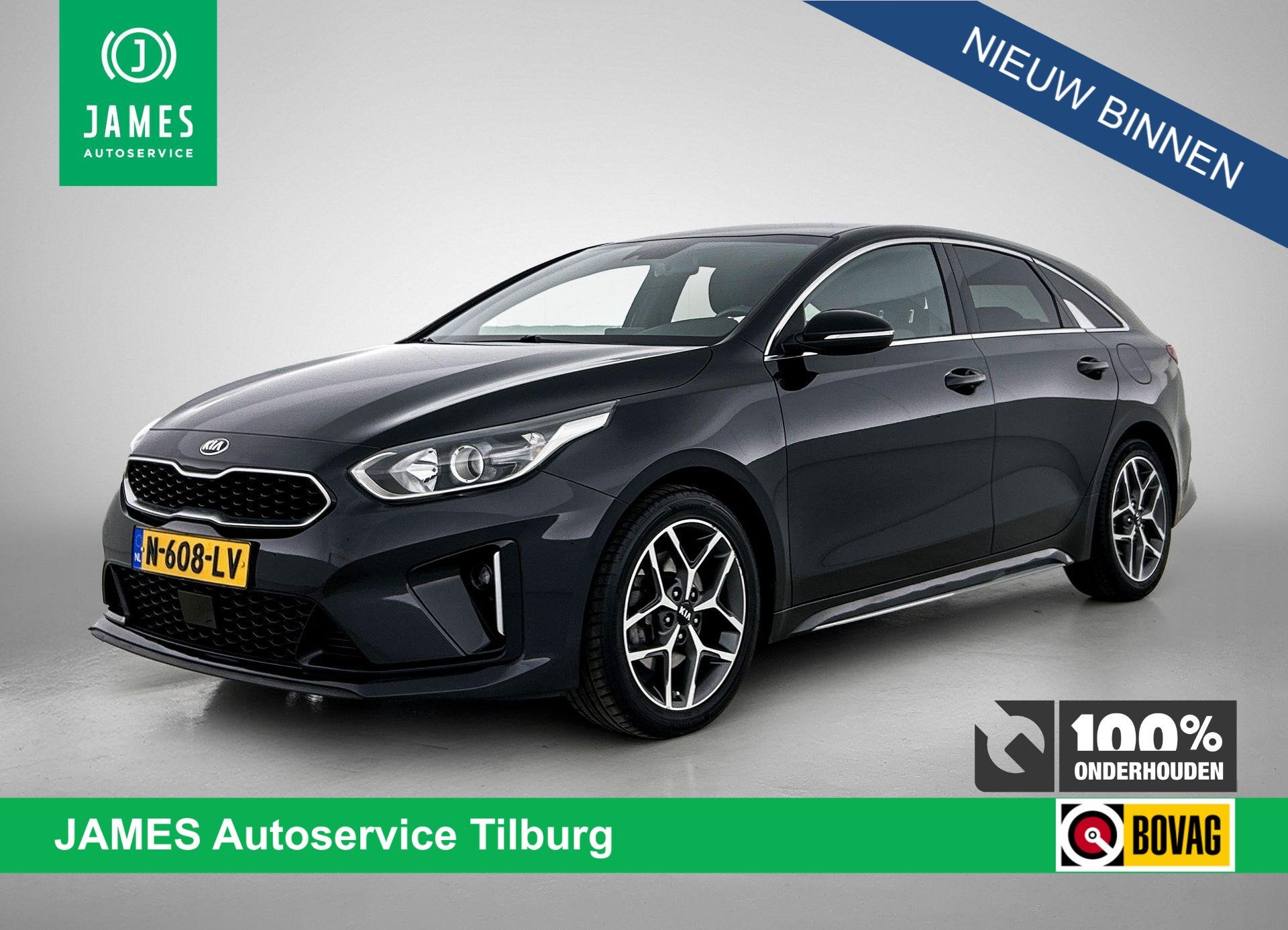 Kia ProCeed 1.4 T-GDI GT-Line CAMERA | NAVI & CARPLAY | WINT, Auto's, Stof, Euro 6, 4 cilinders, Zwart