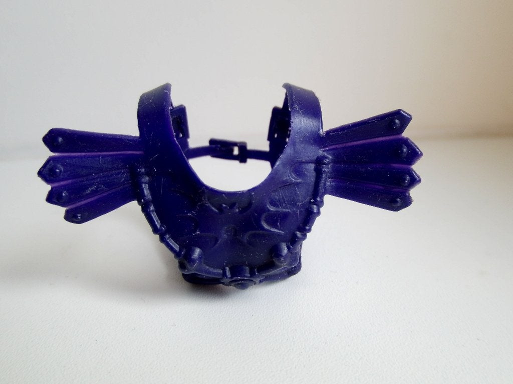 Vintage Masters of the Universe Skeletor borstpantser paars, Verzenden, Zo goed als nieuw