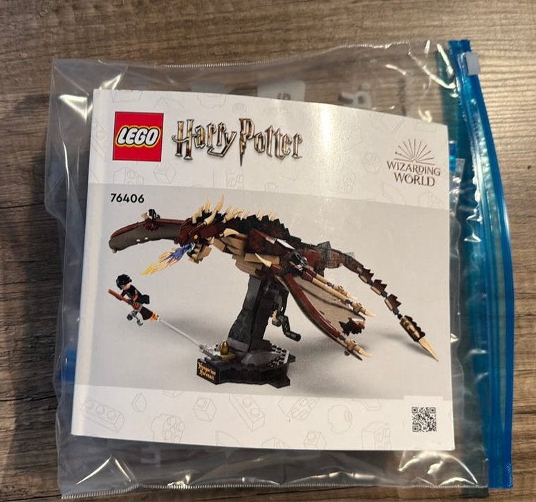 LEGO Harry Potter 76406 Hungarian Horntail compleet, Ophalen of Verzenden, Zo goed als nieuw