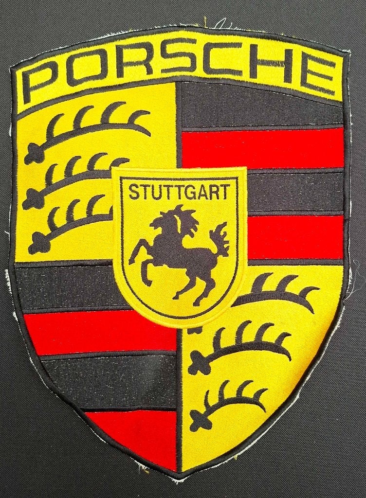 PORSCHE geborduurde badge, Ophalen of Verzenden, Nieuw, Auto's