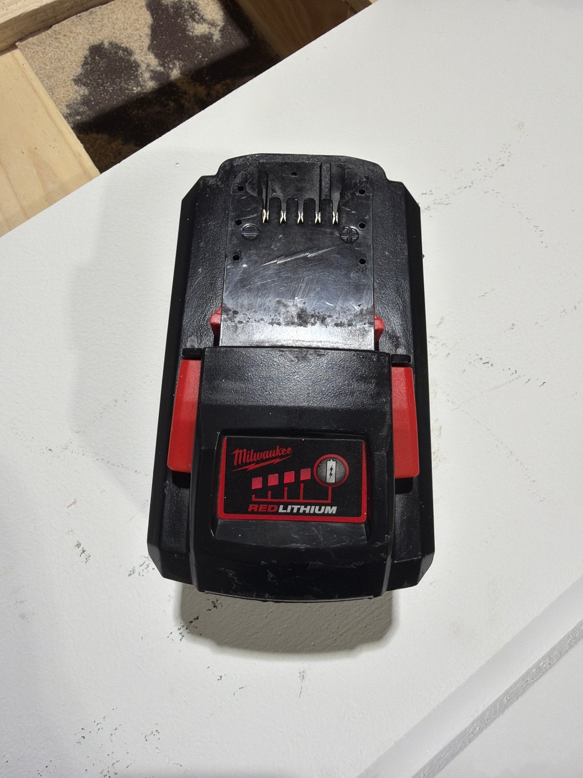 Milwaukee M18 12.0Ah REDLITHIUM accu - Gebruikt, 100% werken, Ophalen of Verzenden, Gebruikt