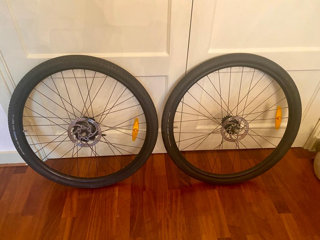 VanMoof fiets - twee complete wielen set, Fietsen en Brommers, Fietsonderdelen, Ophalen of Verzenden, Zo goed als nieuw, Motor