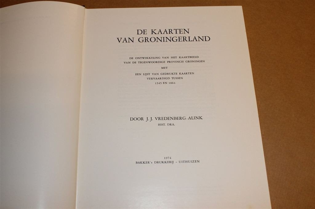 Historische Kaarten van Groningerland — Naslagwerk 1545-1864, Gelezen, Ophalen of Verzenden, Landkaart, 1800 tot 2000