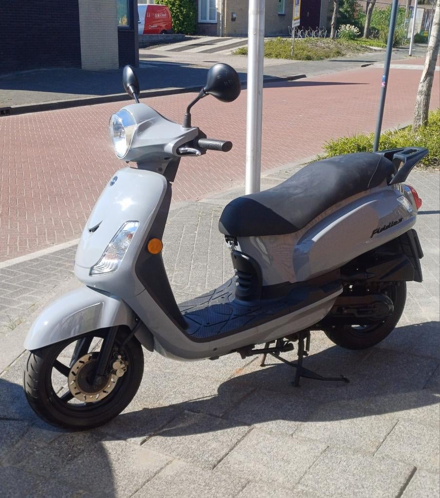 Sym Fiddle 2 Grijs - 2021 - 11617 km - Incl. Garantie, Ophalen, SYM, Gebruikt, Sym