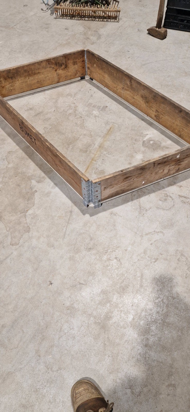 Palletopzetrand voor europallet - Houten opzetrand, Ophalen, Gebruikt, Overige typen