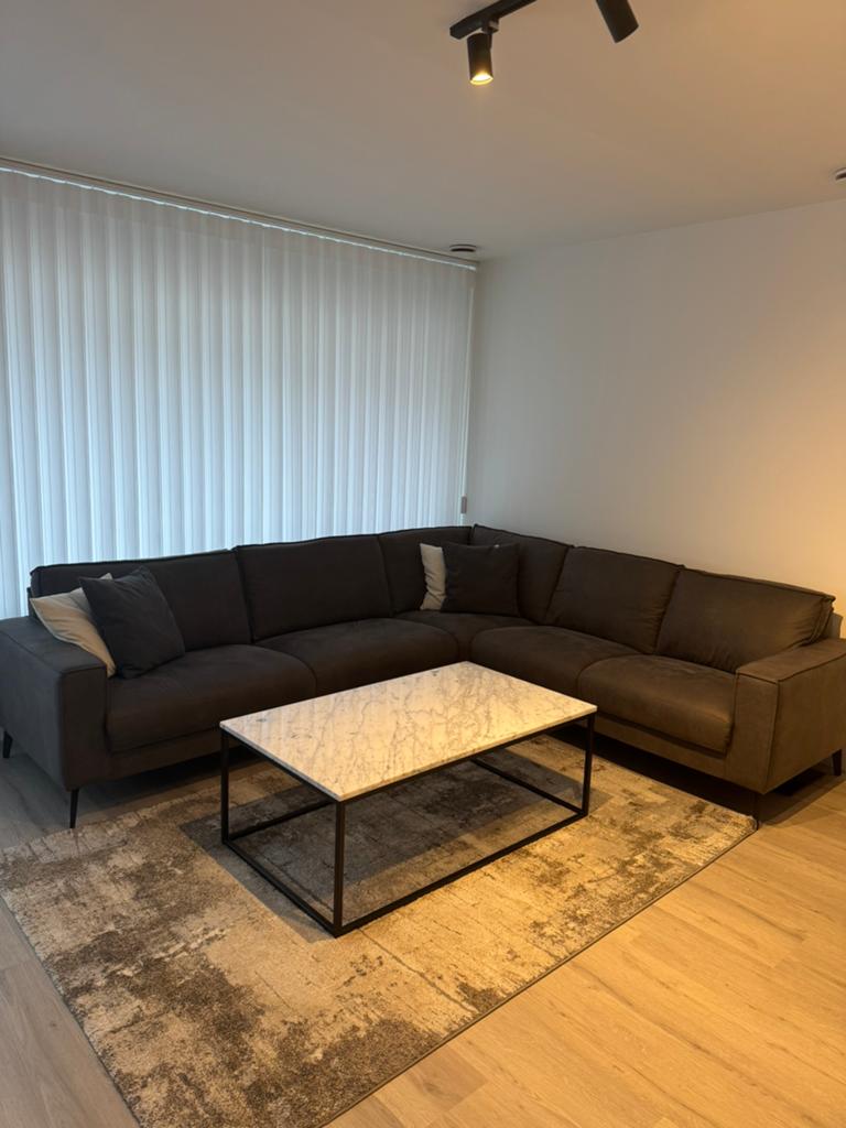 Mooie Haco hoekbank 289x229cm Z.G.A.N! -Antraciet-, Huis en Inrichting, Banken | Bankstellen, Ophalen, Zo goed als nieuw, Vierpersoons of meer