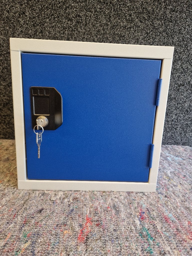 Locker Kubus Cube OKK30 Grijs Blauw (nieuw), Blauw, Nieuw, Ophalen of Verzenden, Metaal