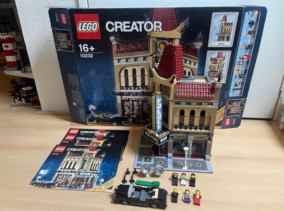 LEGO Creator Expert 10232 Palace Cinema, Ophalen of Verzenden, Zo goed als nieuw, Overige merken