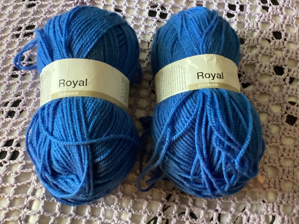Royal zeeman, Ophalen, Zo goed als nieuw, Breien of Haken, Wol of Garen