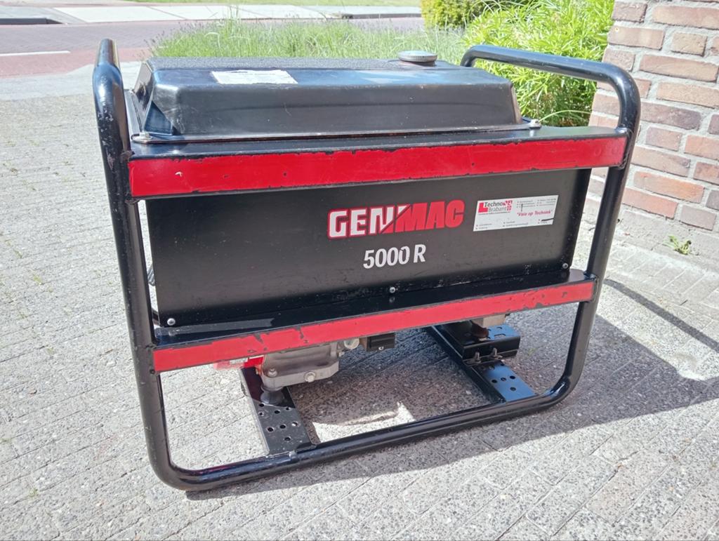 Genmac click 5000R 4,4 kw 230v, Doe-het-zelf en Verbouw, Aggregaten, Ophalen, Gebruikt, Minder dan 5 kVA, Benzine