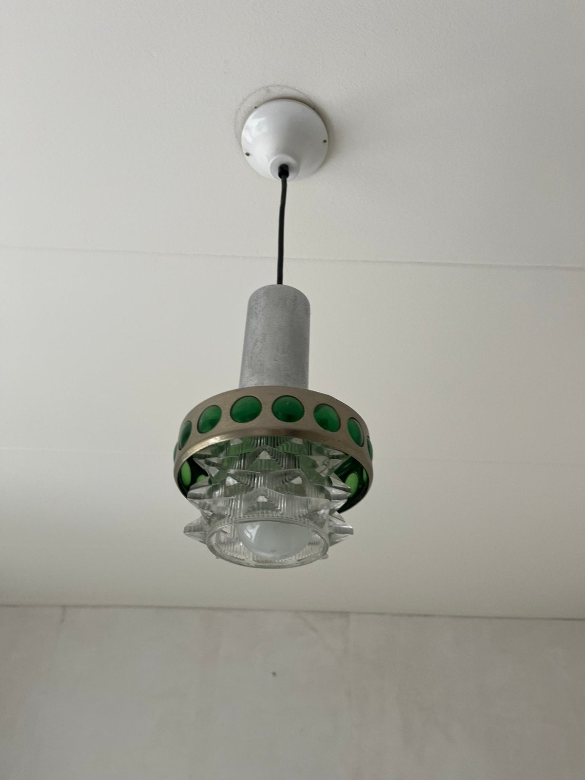 Retro lampen, Huis en Inrichting, Lampen | Hanglampen, Ophalen, Gebruikt, Glas, Retro