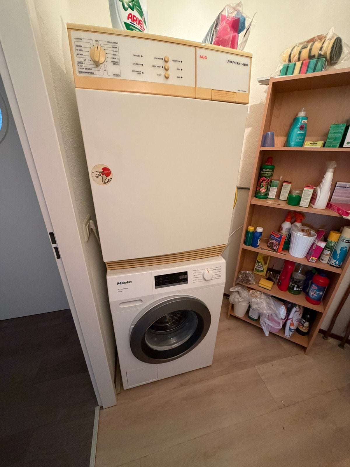 Wasmachine en Droger, Ophalen, Zo goed als nieuw, Condens