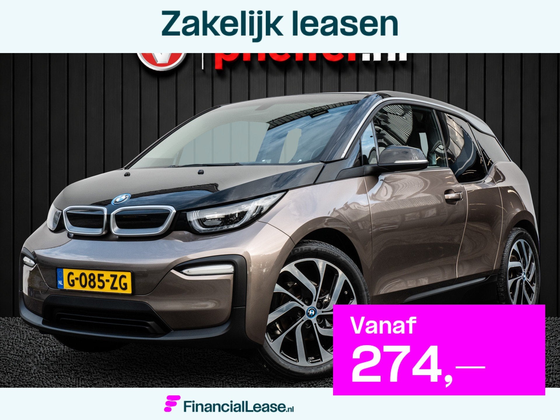 BMW i3 Basis 120Ah 42 kWh SOH 96% Leer/ Stoelverwarming/ Ful, Automaat, Achterwielaandrijving, 170 pk, Automatische klimaatregeling