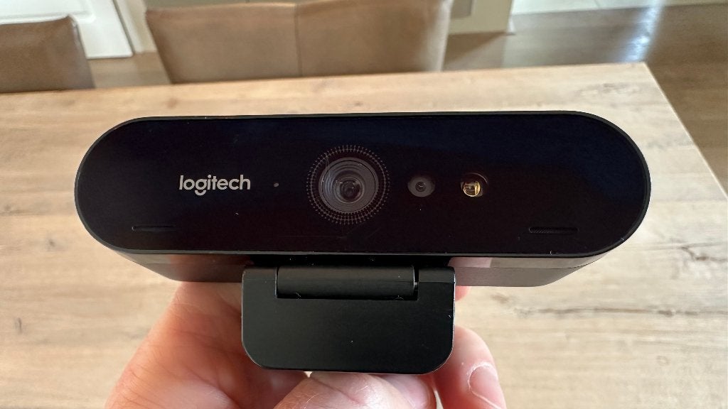 Logitech Brio 4K HDR webcam, Computers en Software, Monitorclip, Ophalen of Verzenden, Zo goed als nieuw, MacOS